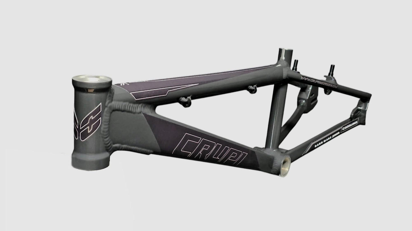 Crupi BMX frame Charcoal Gray & Black