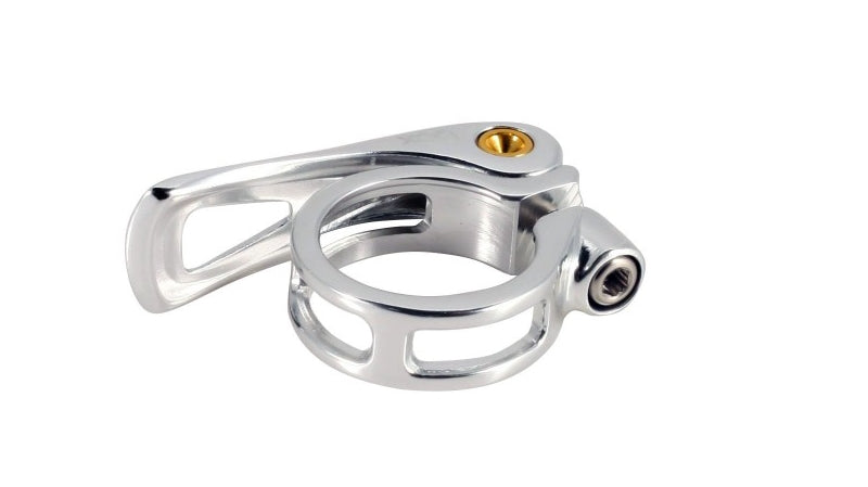 Abrazadera de sillín de liberación rápida Box One con perno de titanio (31,8 mm)