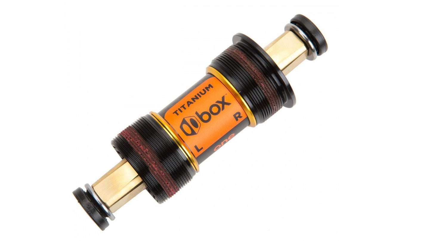 Box One Square Taper Titanium Bottom Bracket Kit (108mm & 113mm)