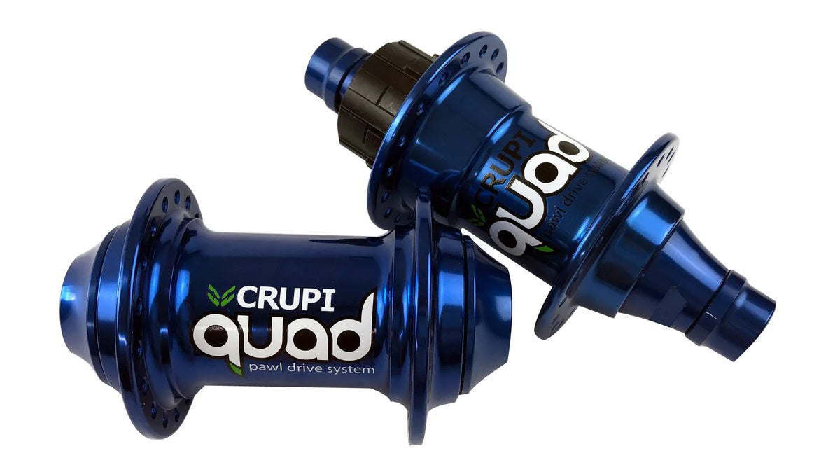 Ensemble de moyeux Crupi Quad avec axes de 10 mm et 20 mm (36H)