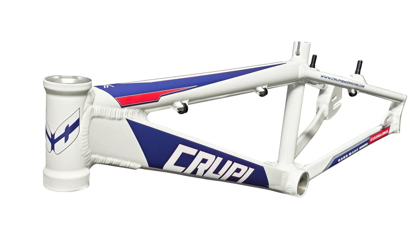 Crupi Micro BMX Race Frame with Blue Graphics