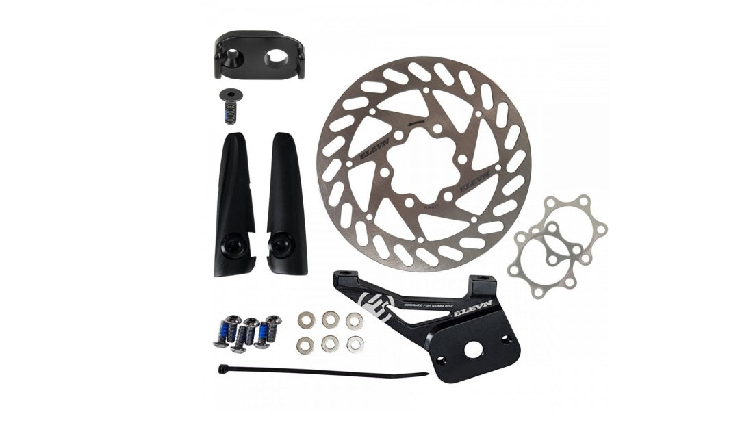 Adaptateur de montage sur poteau Elevn 120 mm (axe de transmission 10 mm)