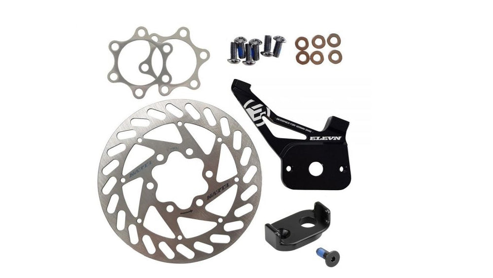 Kit adaptador de montaje de poste Elevn, eje de 120 mm - 10 mm sin tornillos de cubierta