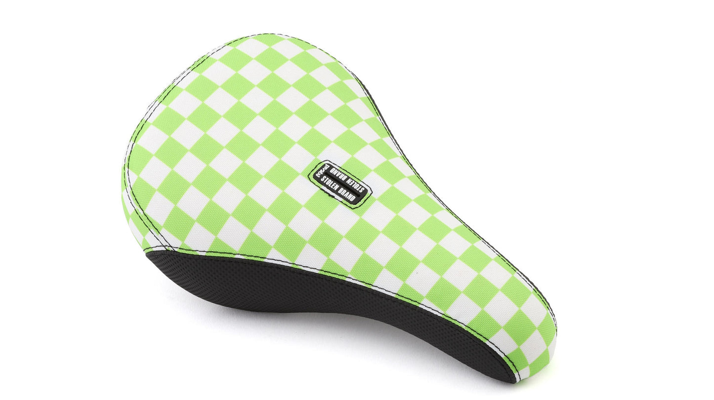 Asiento pivotante Fast Times XL a cuadros verde y blanco robado