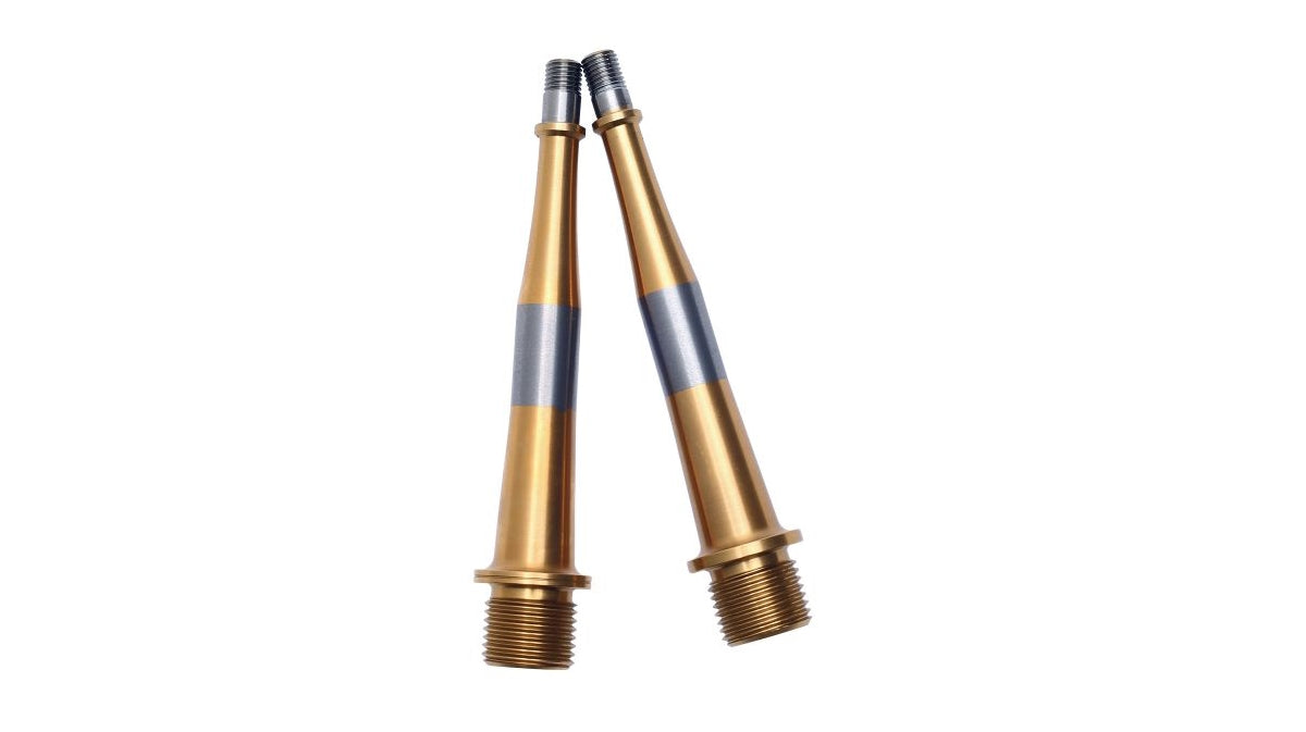 Ejes de pedal HT T2 - Titanio