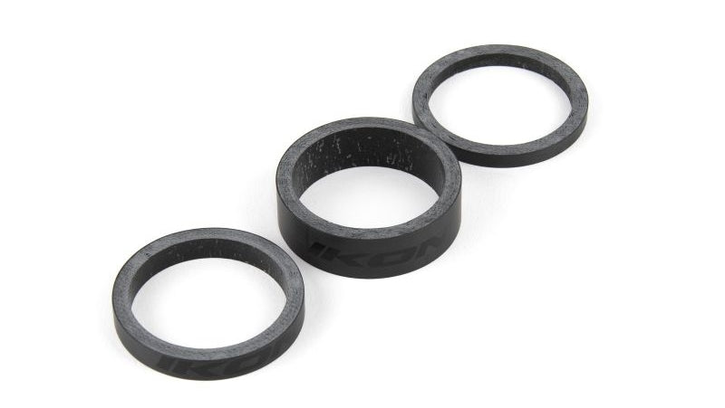 Entretoises de casque en fibre de carbone Ikon (1 1/8")