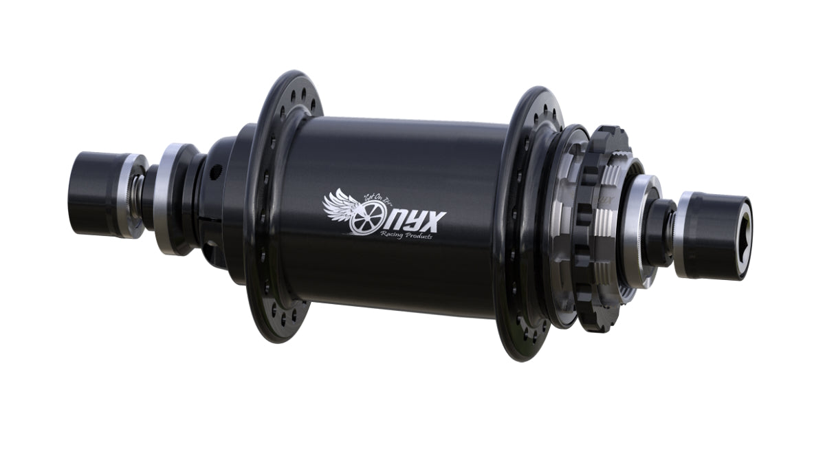 Onyx BMX Pro 15mm HG/10mm Bolt on Rear Race Hub (28H & 36H)