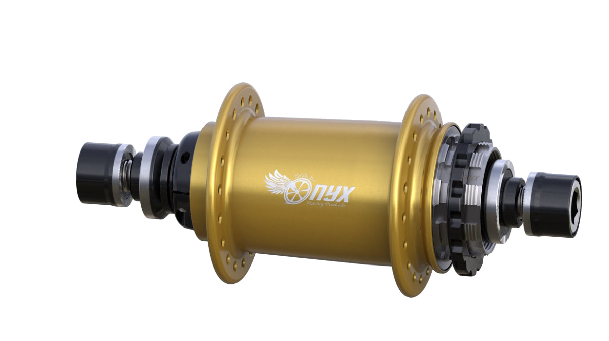 Onyx BMX Pro 15mm HG/10mm Bolt on Rear Race Hub (28H & 36H)