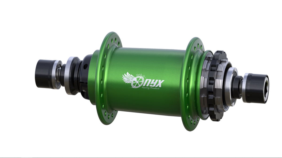 Onyx BMX Pro 15mm HG/10mm Bolt on Rear Race Hub (28H & 36H)