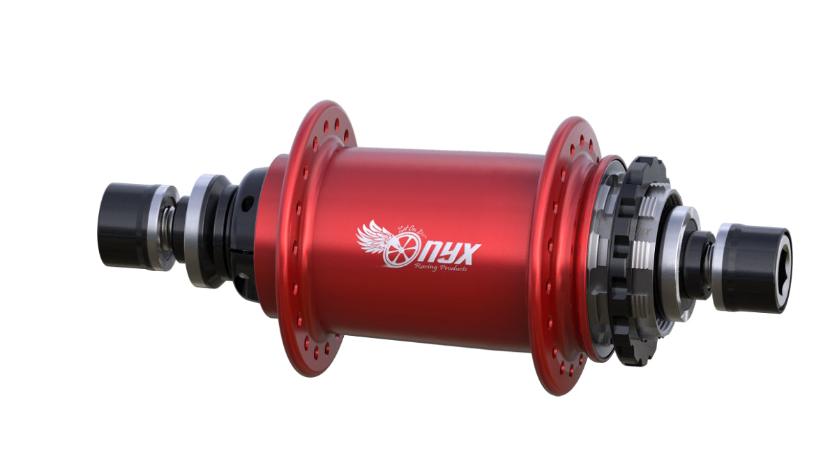 Onyx BMX Pro 15mm HG/10mm Bolt on Rear Race Hub (28H & 36H)