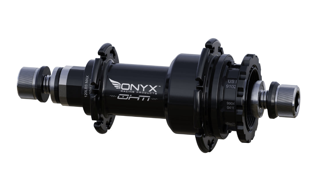 Onyx OHM HG Hook-110/10mm Bolt-On Rear Race Hub (28H)