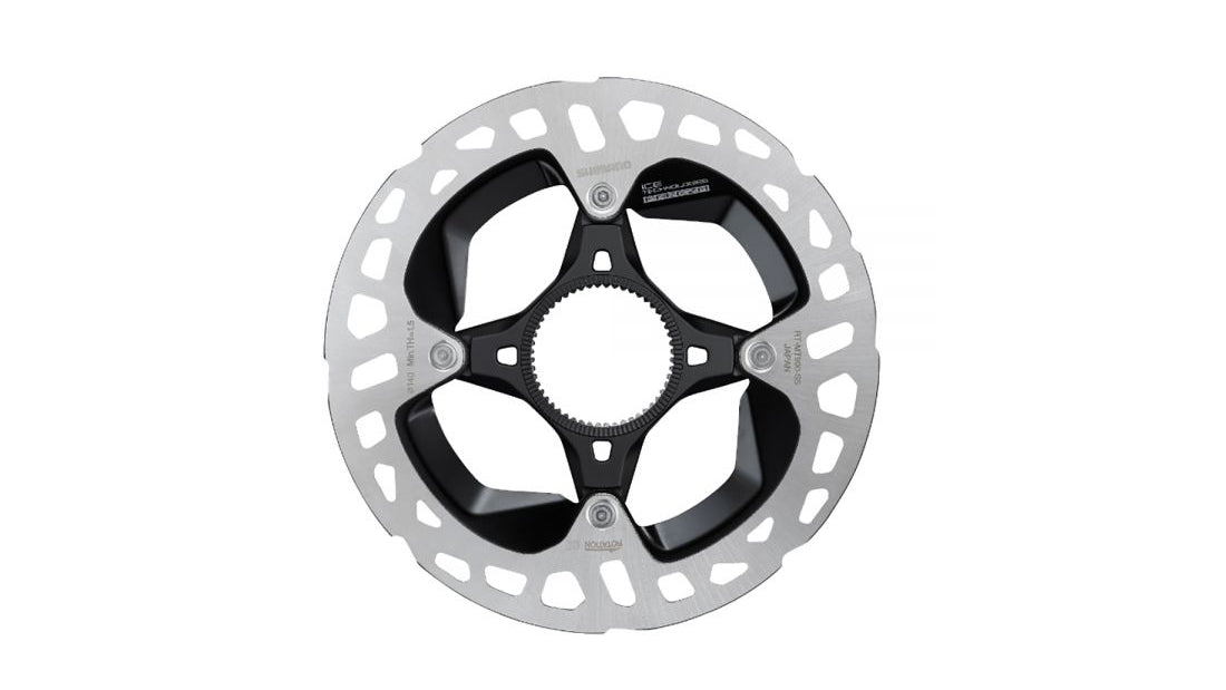 Freno de disco de rotor Shimano SM-RT900 140 mm con anillo de bloqueo