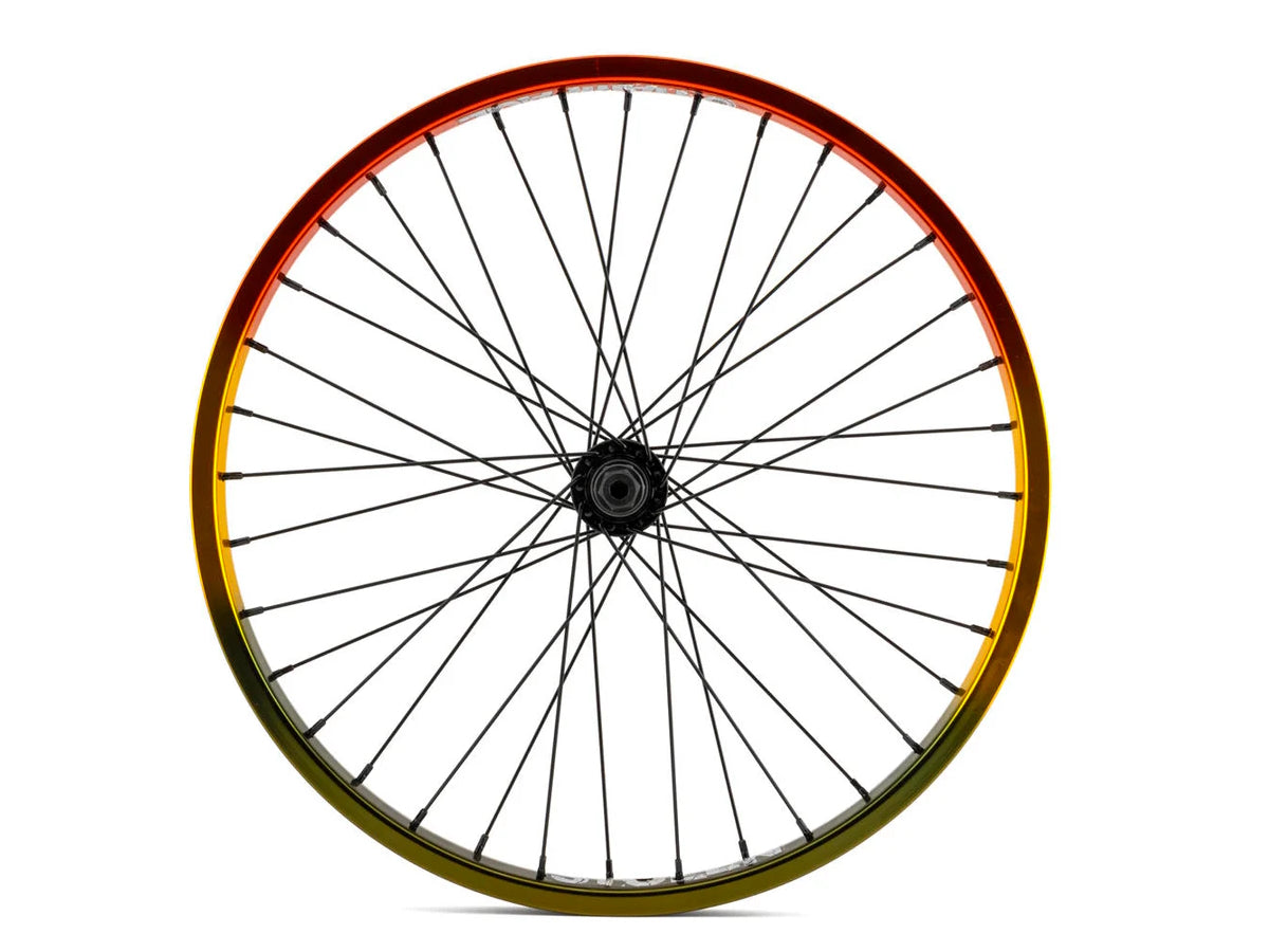 Rueda delantera con eje hembra de Rampage Rasta robada