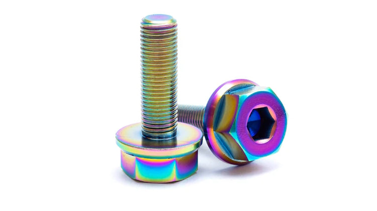 WheelHouse41 Titanium Axle Bolts - 3/8" Metric