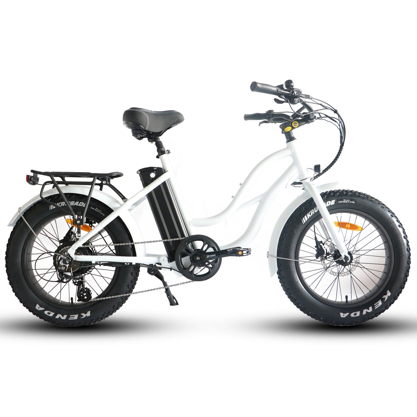 Coastal Cruiser Step Thru Mini 20x4 - 52v Beach Cruiser E-Bike