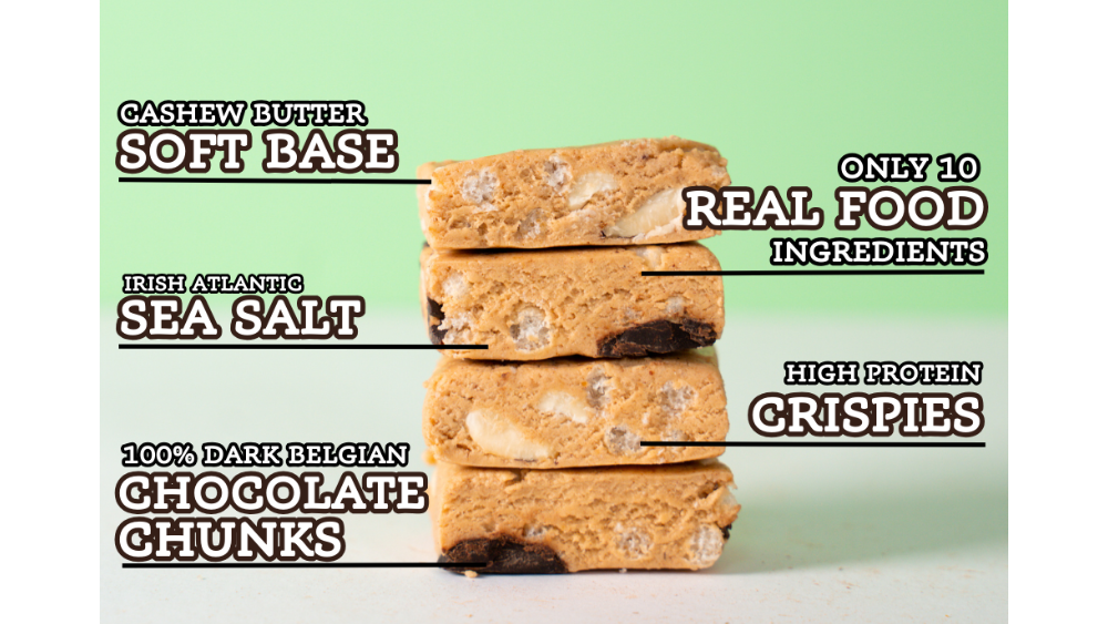 All Real Cashew Cookie Dough Protein Bars