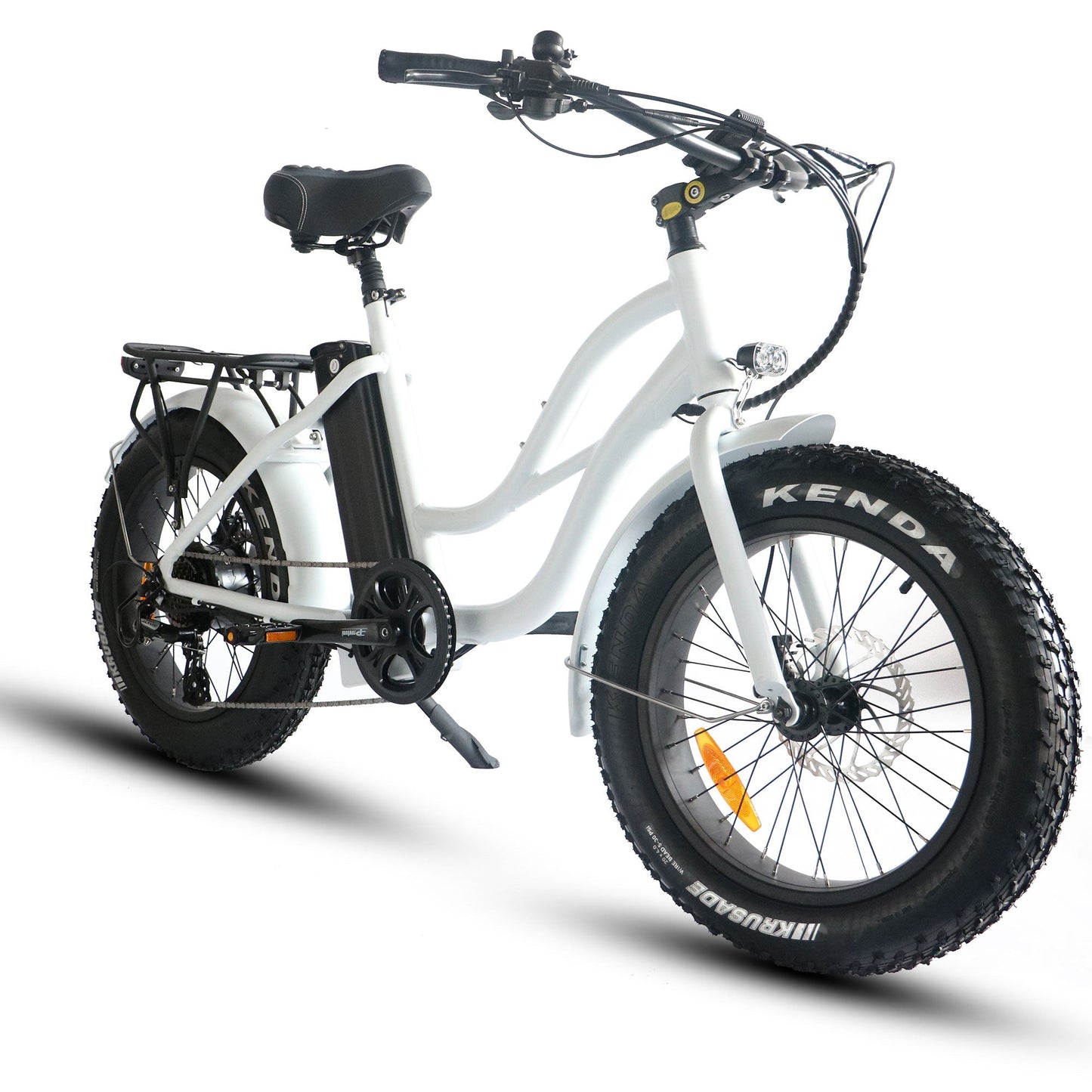 Coastal Cruiser Step Thru Mini 20x4 - 52v Beach Cruiser E-Bike