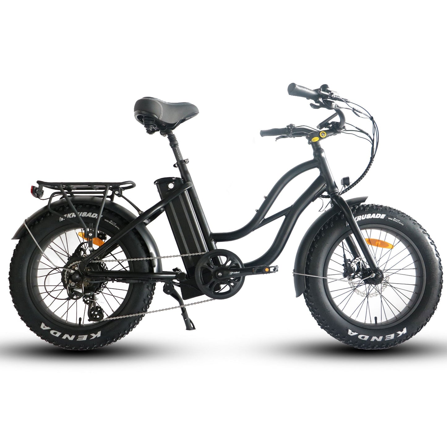 Coastal Cruiser Step Thru Mini 20x4 - 52v Beach Cruiser E-Bike