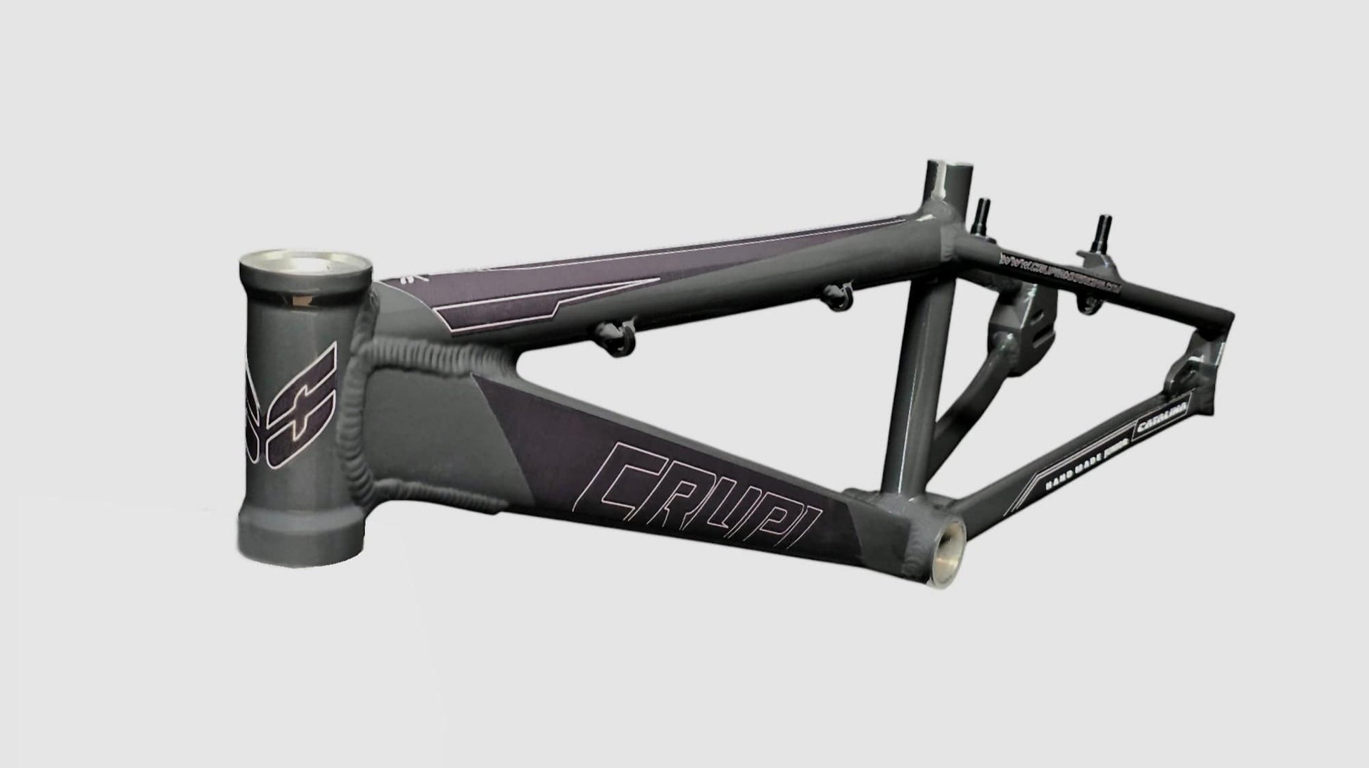 Crupi BMX frame Charcoal Gray & Black