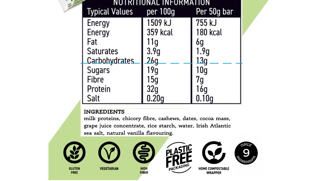 All Real Cashew Cookie Dough Protein Bars