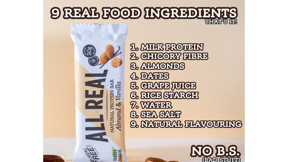 All Real Almond Vanilla Protein Bars