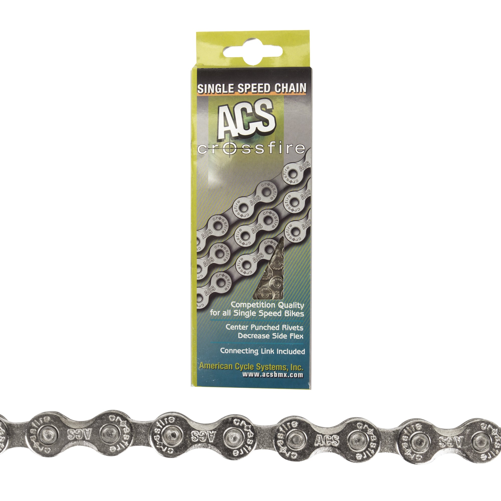 ACS Cross Fire Full link Chain – Level7Bikes