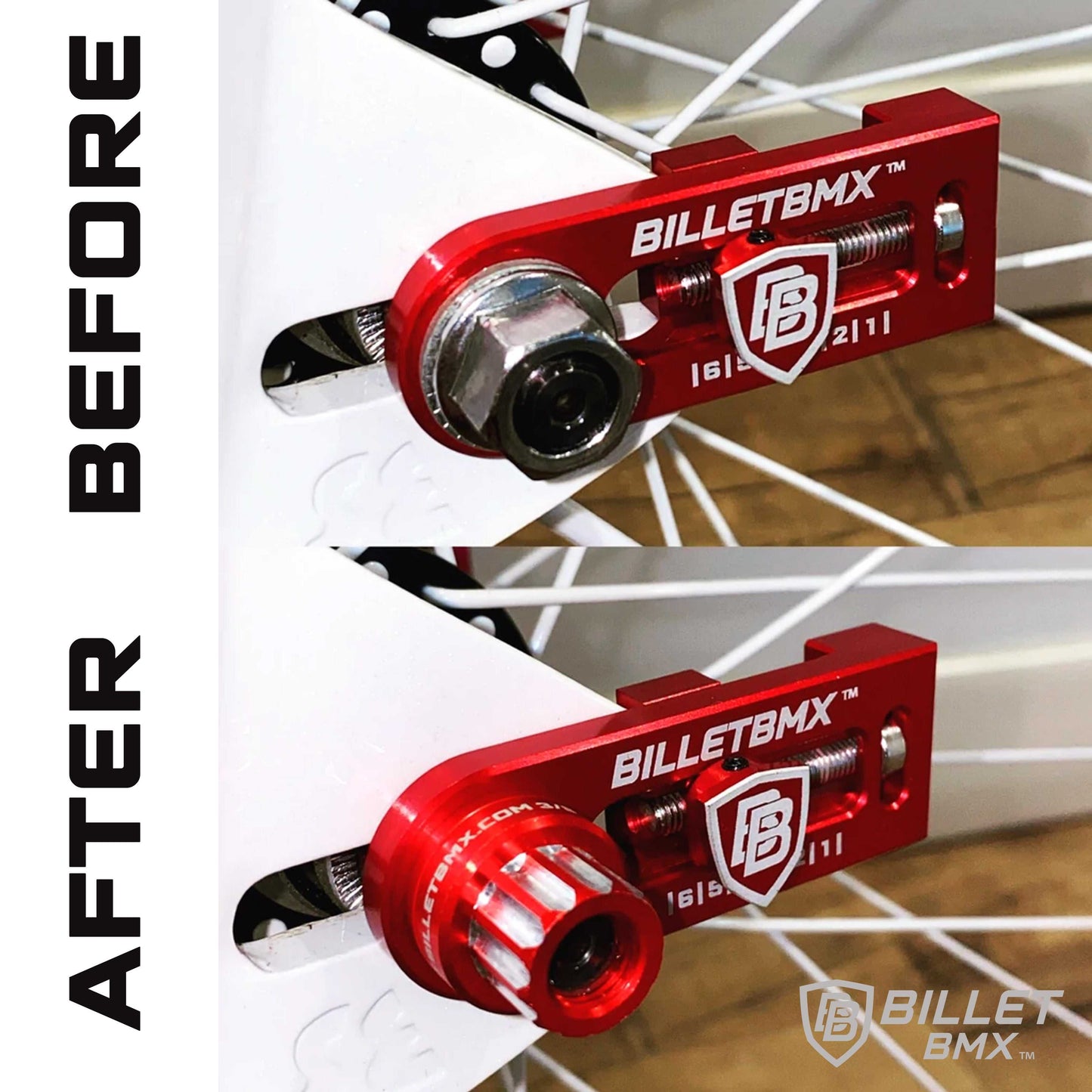 Billet BMX Deez Nuts 12 Point Axle Nuts 3/8"-26tpi (2-Pack)