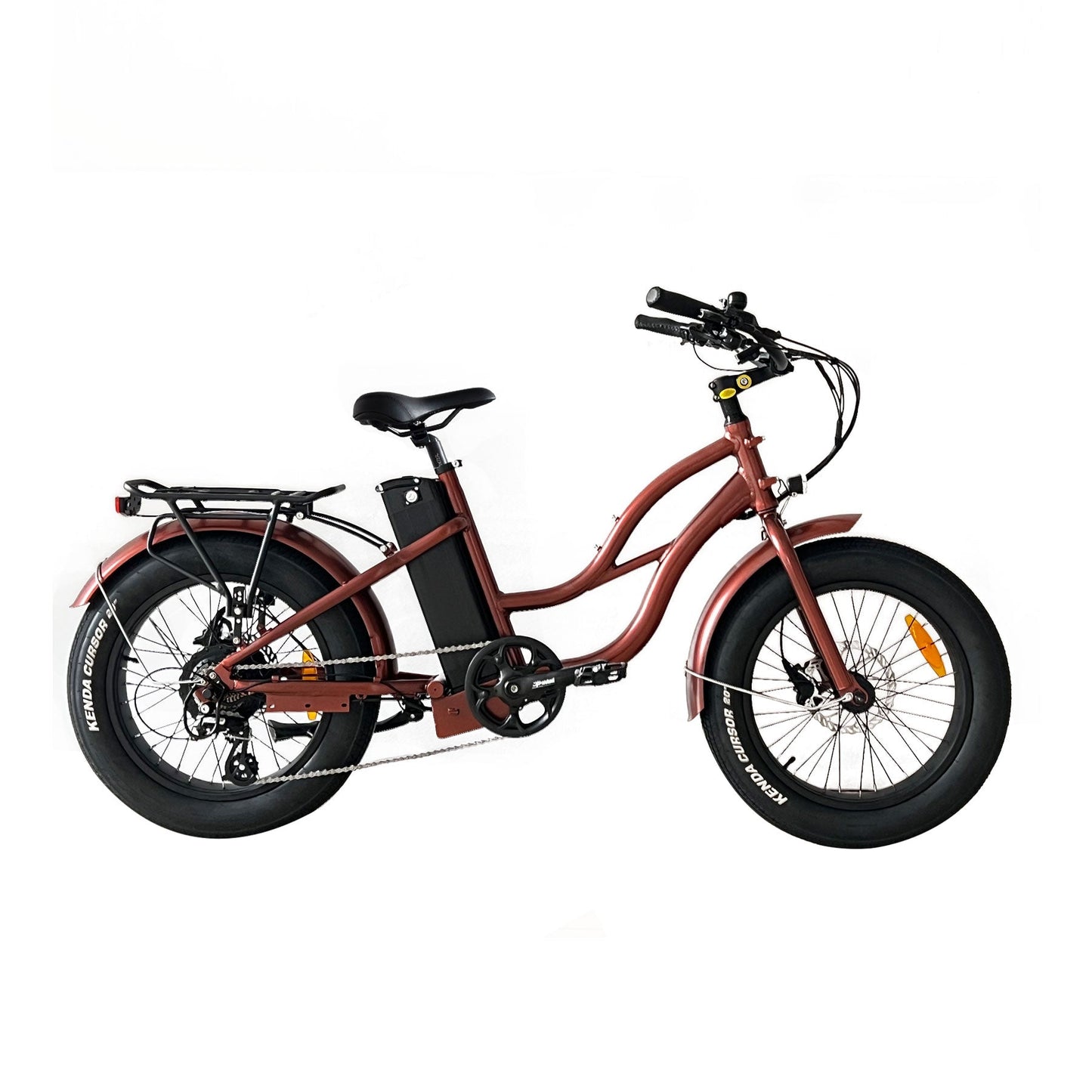 Coastal Cruiser Step Thru Mini 20x4 - 52v Beach Cruiser E-Bike