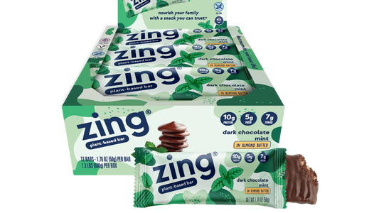 Zing Dark Chocolate Mint Nutrition Bars