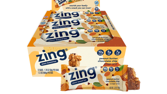 Zing Peanut Butter Chocolate Chip Nutrition Bars