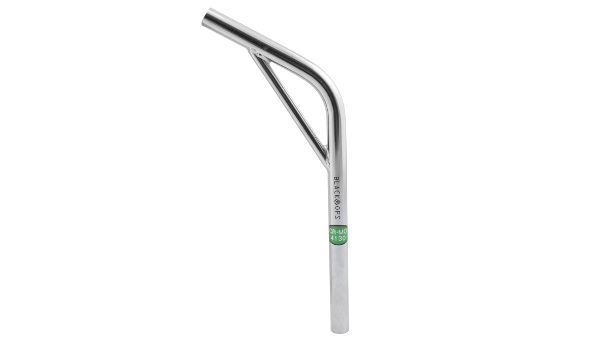 ALTALINE Chromoly Layback Seatpost For Old School BMX & Cruisers - 27.2mm X 400mm, Black