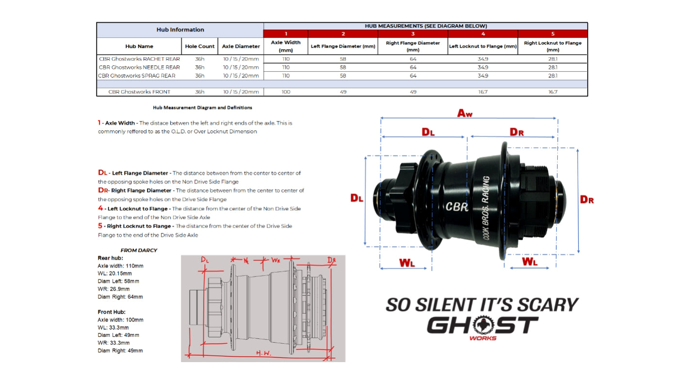 Cook Bros Racing Ghostworks Cassette Hub (36H)