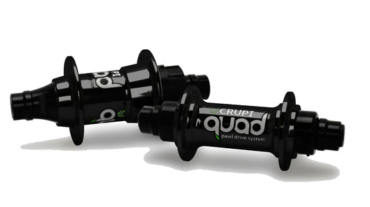 Crupi Quad HubSet w/ 10mm & 20mm Axle (36H)
