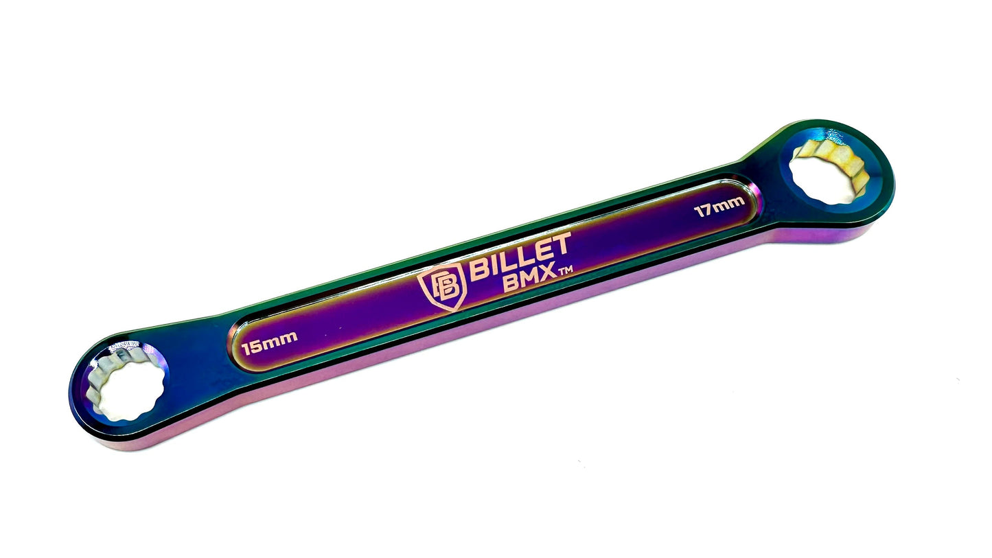 Billet BMX Deez Nuts Axle Nut Wrench 15mm & 17mm