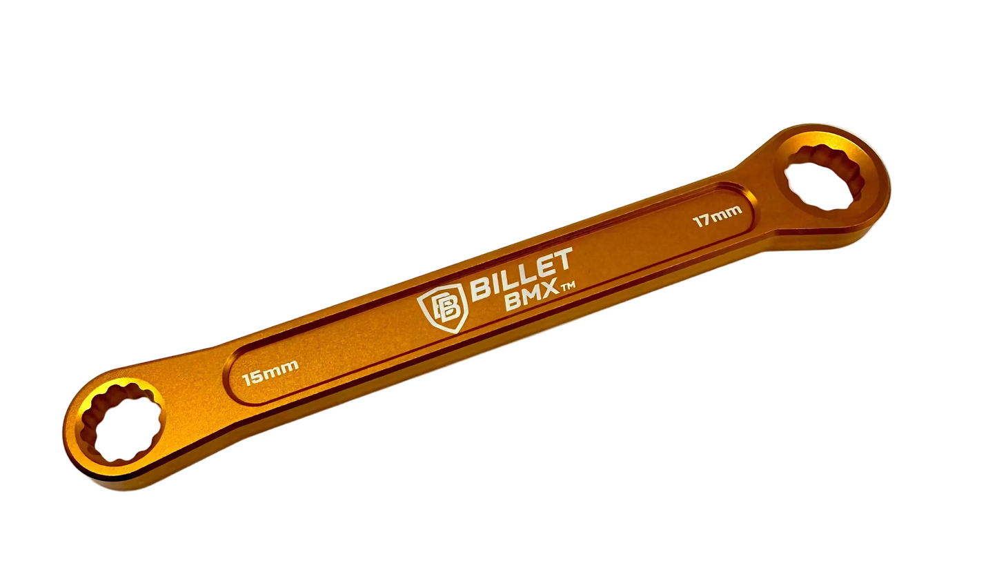 Billet BMX Deez Nuts Axle Nut Wrench 15mm & 17mm
