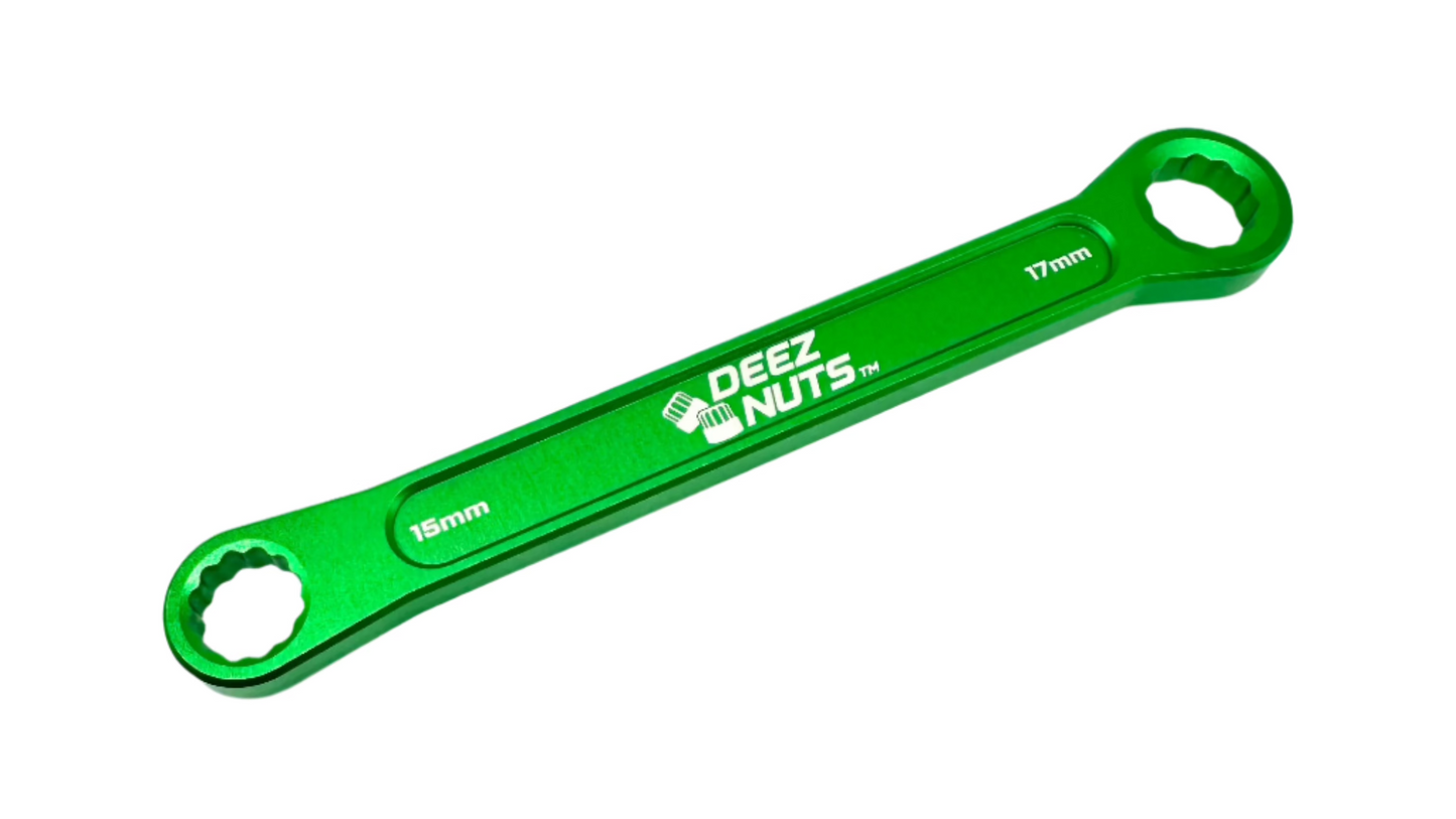 Billet BMX Deez Nuts Axle Nut Wrench 15mm & 17mm