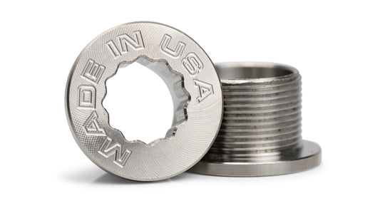 RNC Titanium Crank Spindle Bolts - 19mm GDH, 22mm & 24mm