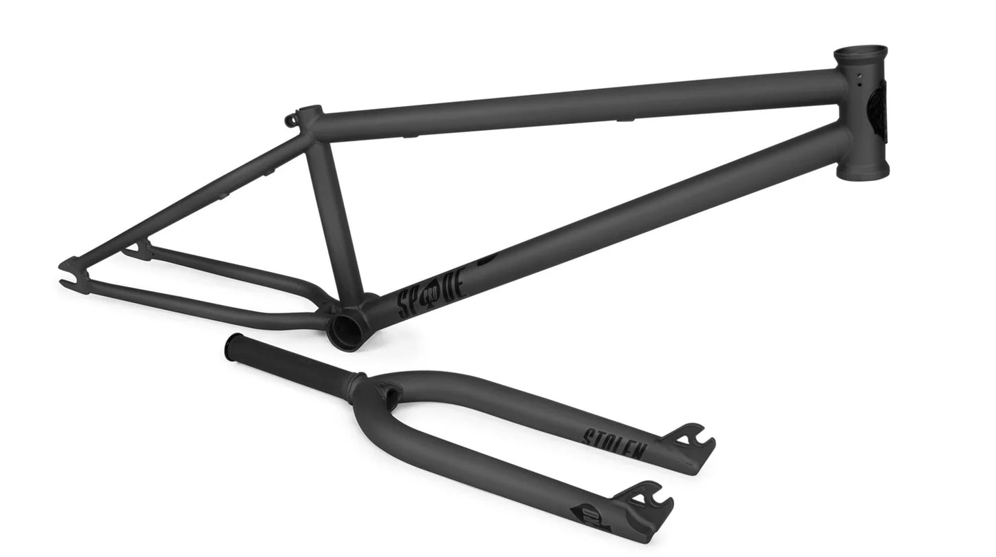 Stolen Spade Pro Frame & Fork Kit -Black 22"