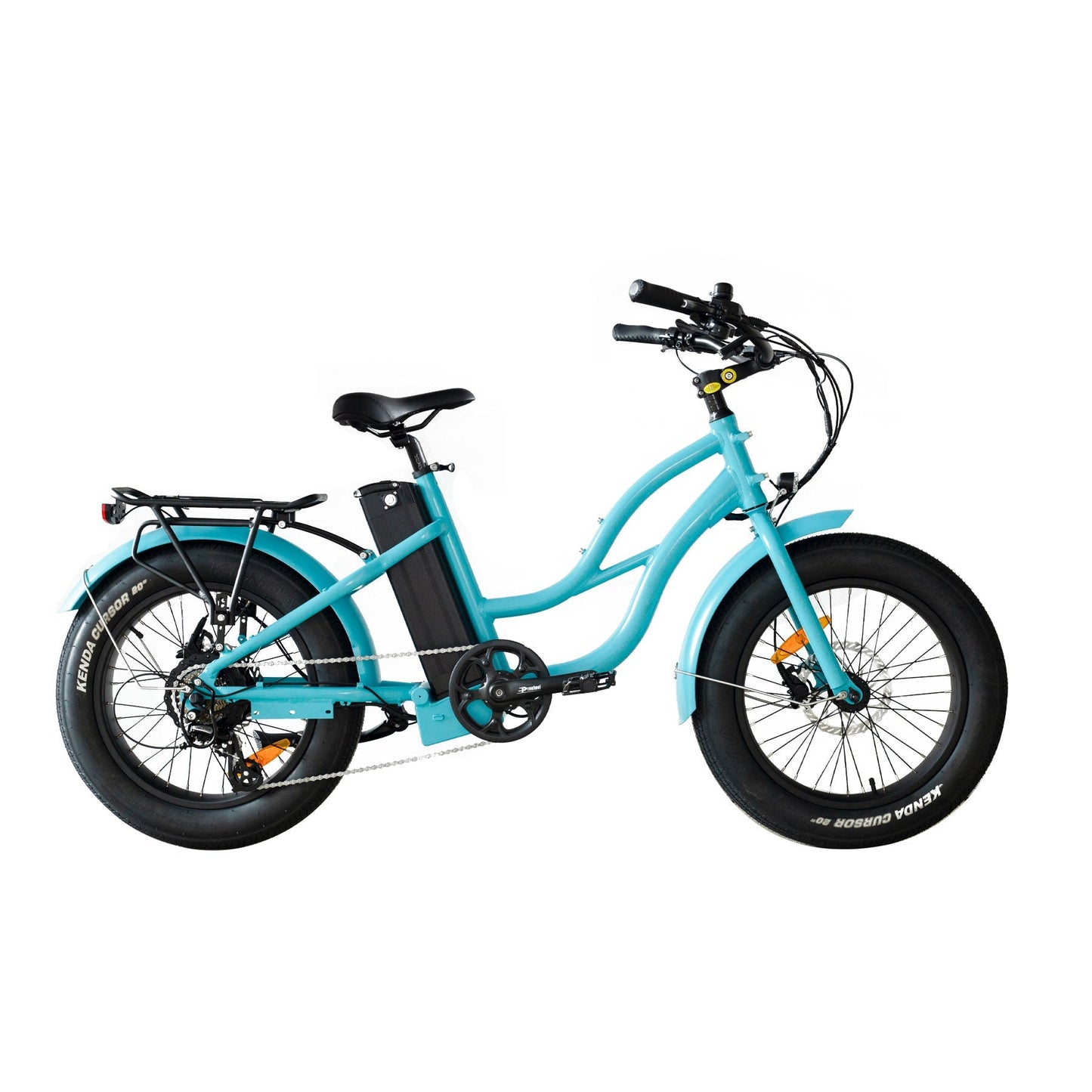 Coastal Cruiser Step Thru Mini 20x4 - 52v Beach Cruiser E-Bike