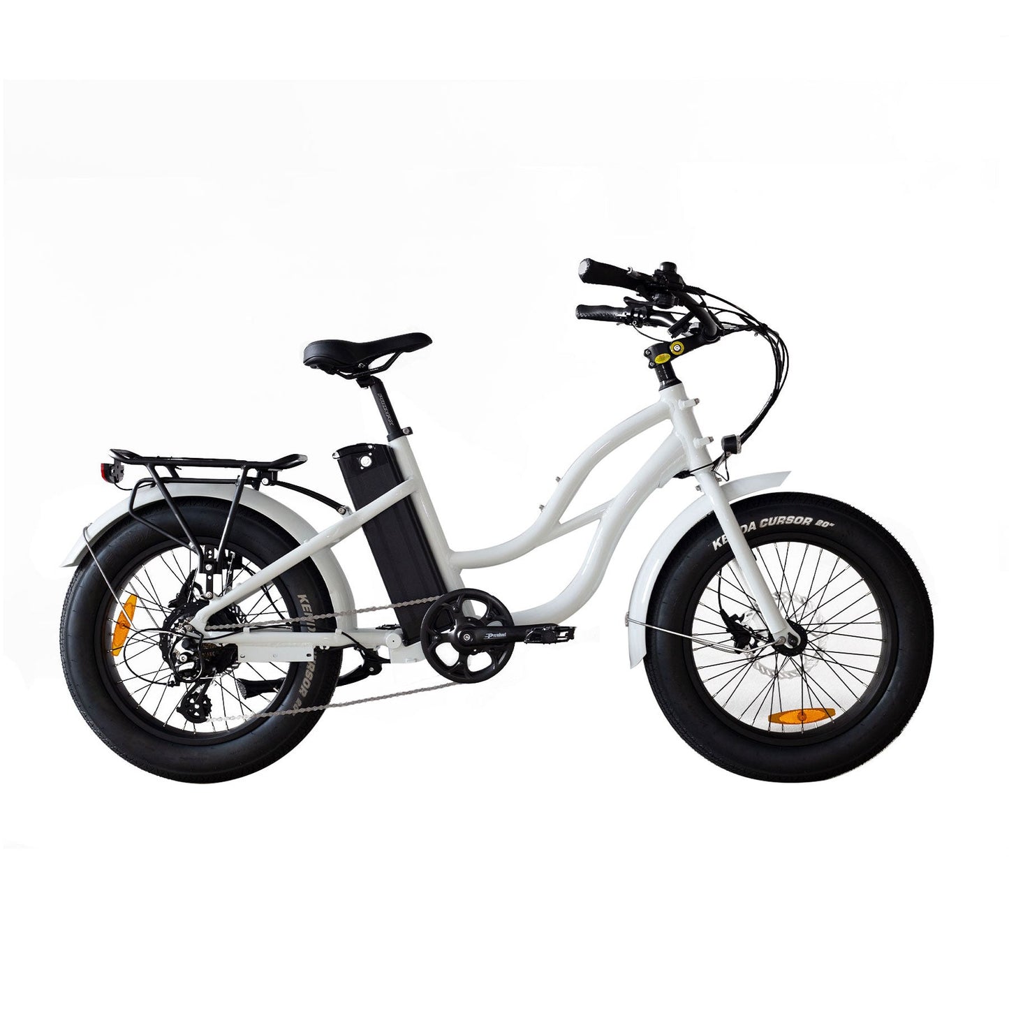 Coastal Cruiser Step Thru Mini 20x4 - 52v Beach Cruiser E-Bike