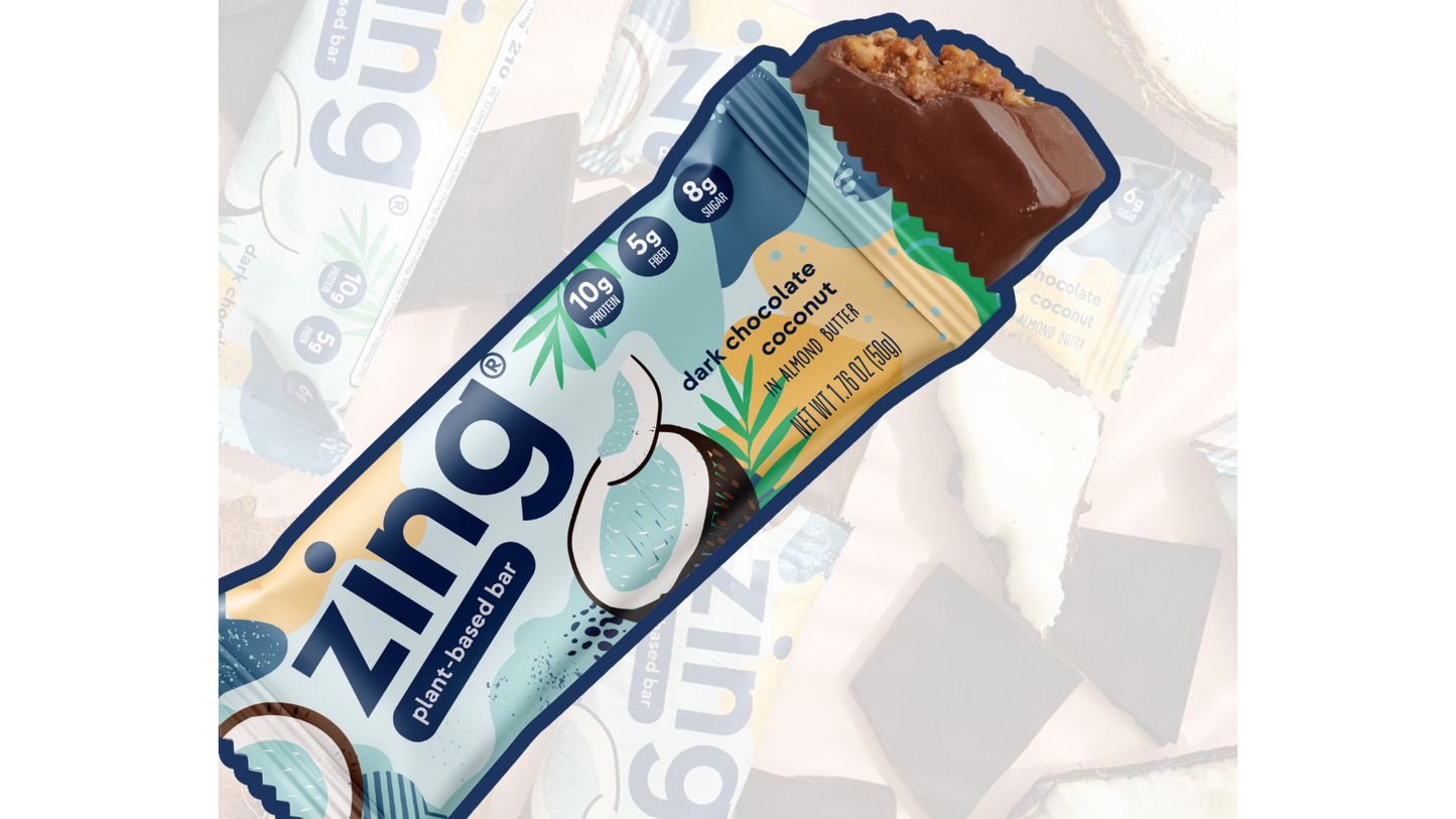 Zing Dark Chocolate Coconut Nutrition Bars