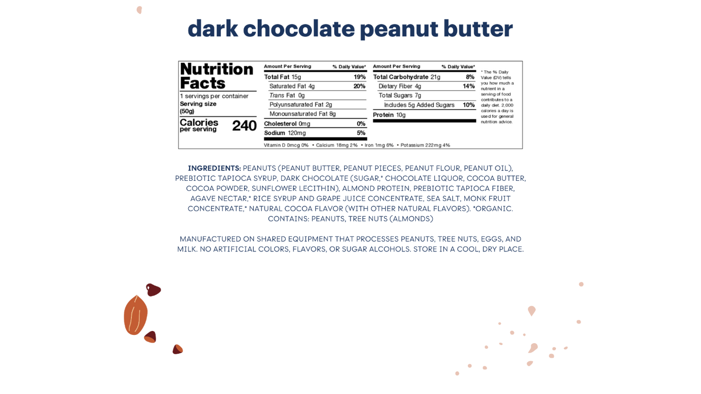 Zing Dark Chocolate Peanut Butter Nutrition Bars