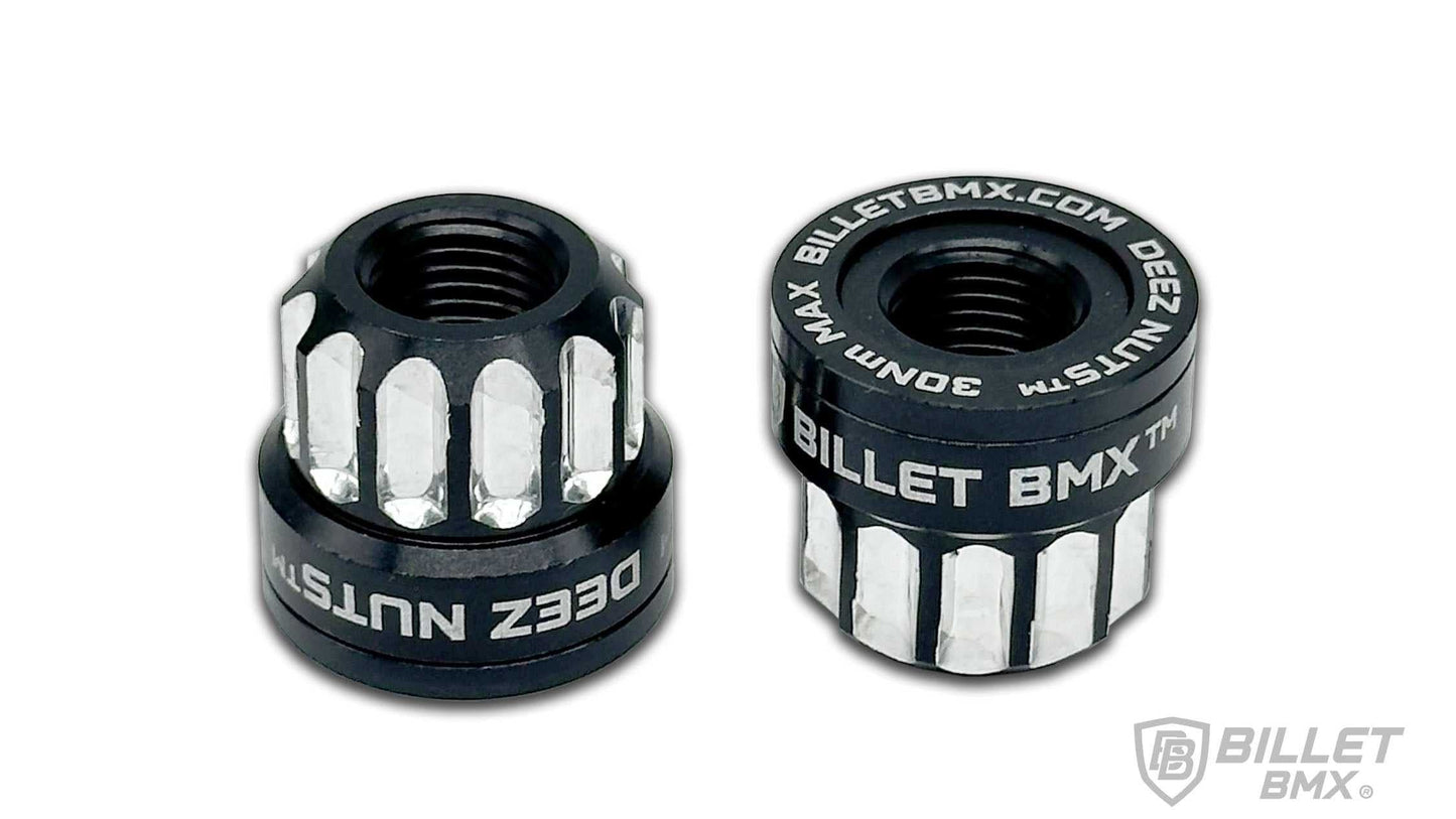 Billet BMX Deez Nuts 12 Point Axle Nuts 3/8"-26tpi (2-Pack)
