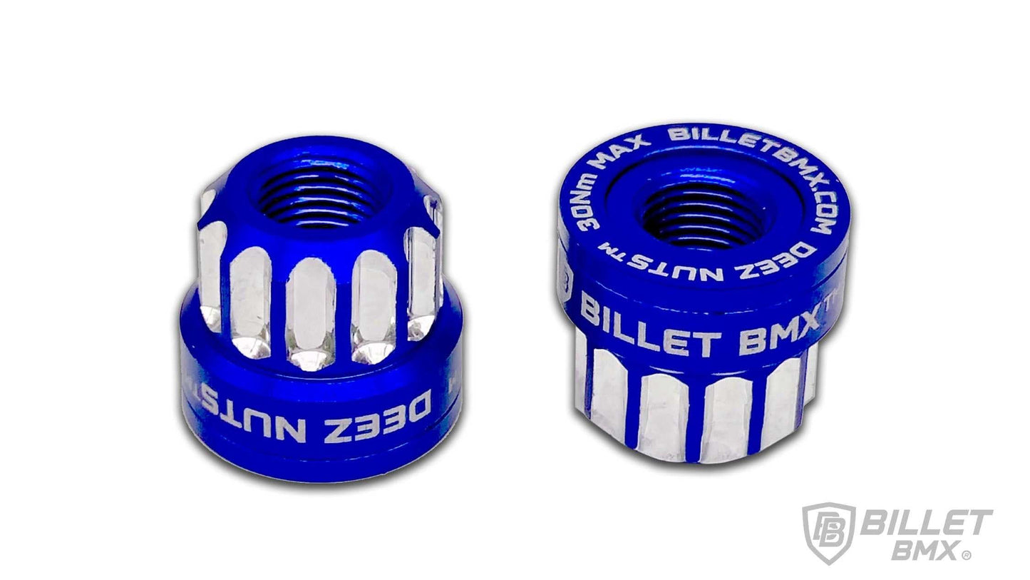 Billet BMX Deez Nuts 12 Point Axle Nuts 3/8"-26tpi (2-Pack)