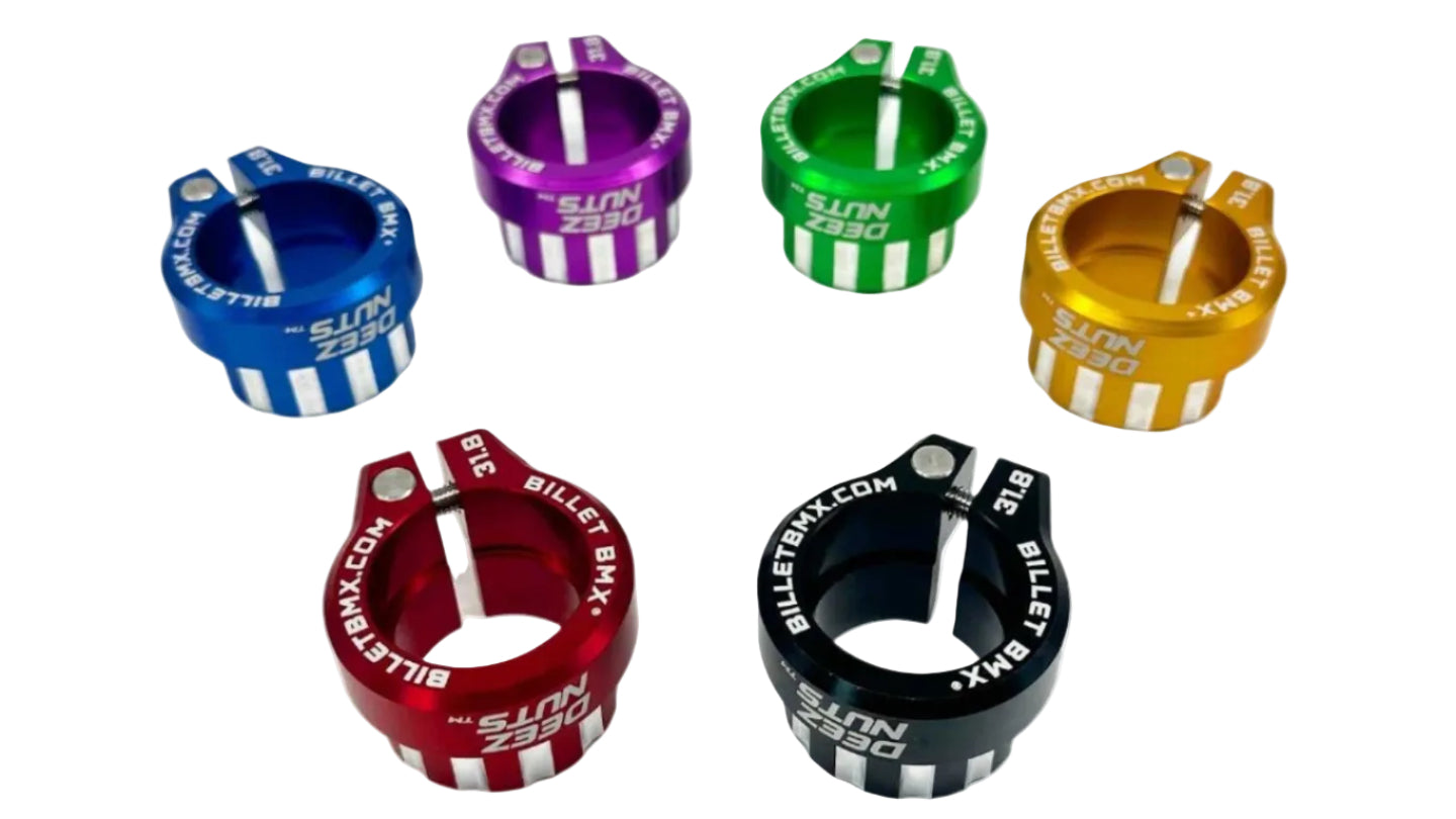 Billet BMX Deez Nuts Seat PostT Clamp 31.8mm