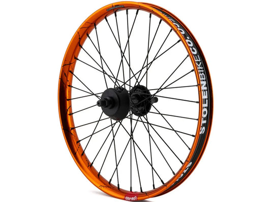 Roue Stolen Rampage Pro Street FreeCoaster Orange / Noir Splatter RHD 