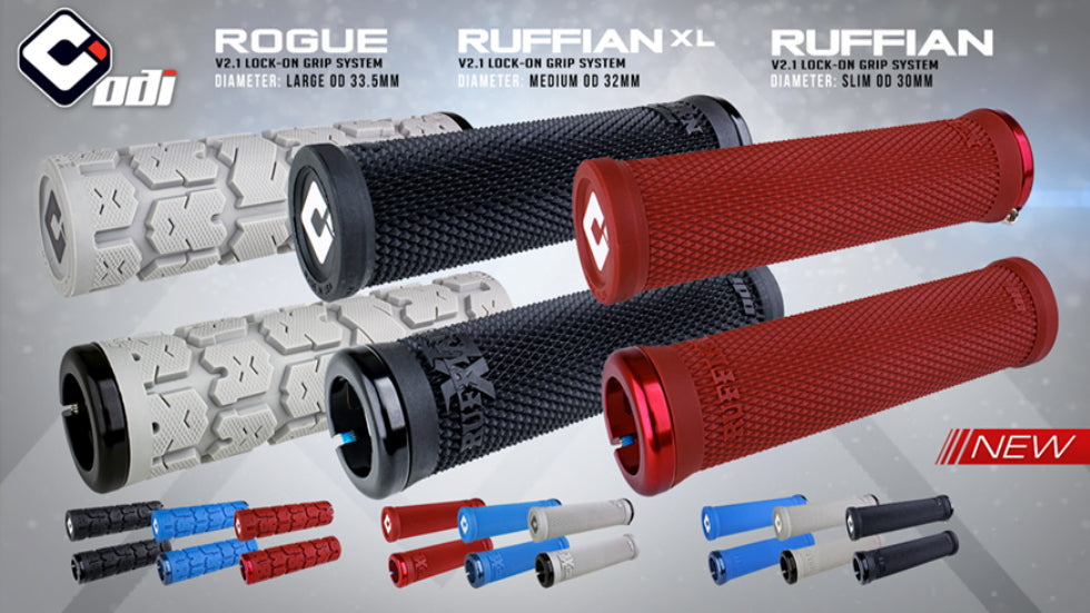 ODI Ruffian & Ruffian XL Lock-On Grips